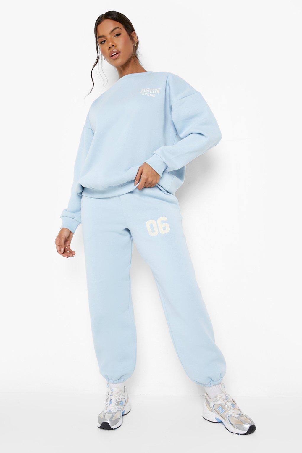 Light blue cheap womens tracksuit